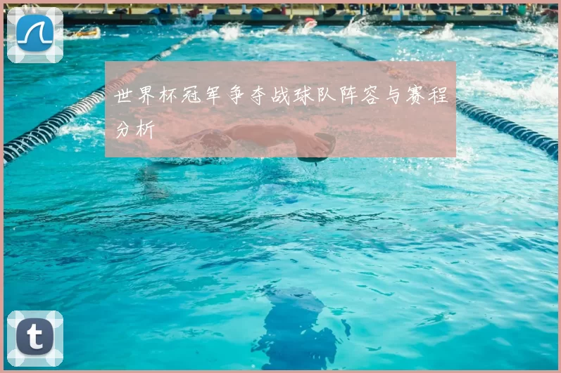 世界杯冠军争夺战球队阵容与赛程分析